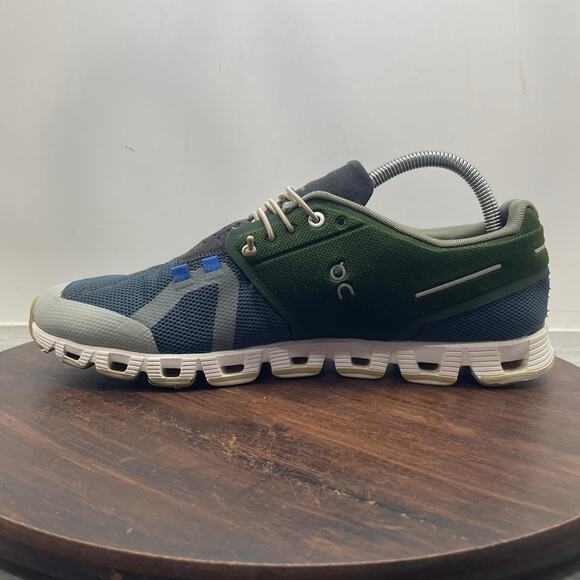 On Cloud 70/30 Shoes Mens Size 8.5 Blue Green Running CloudTec Sneakers Comfort main image 4